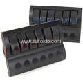 6-Way Rocker Switch Panel With Fuse Circuit Protection